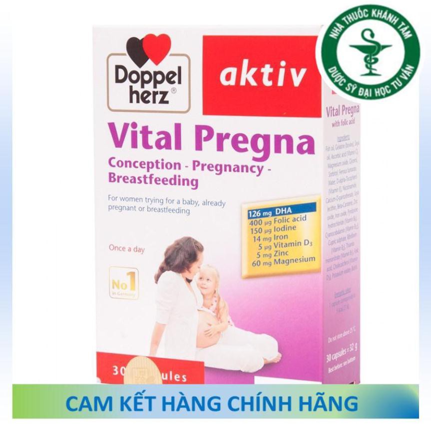 ! ! VITAL PREGNA DoppelHerz - Vitamin và khoáng chất cho phụ nữ mang thai