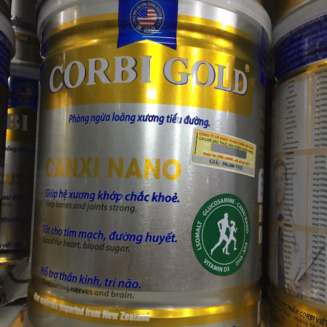 (hàng sẵn ) Sữa Combi Gold Canxi Nano 900g
