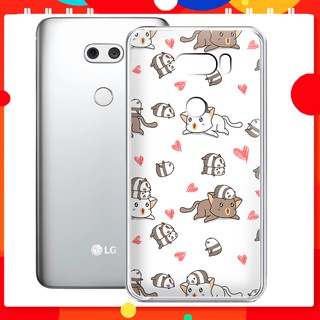 [FREESHIP ĐƠN 50K] Ốp lưng LG V30 in hình gấu trúc chibi cute - 01253 Silicone Dẻo