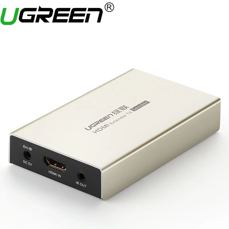 Ugreen 30944 120M Bộ phát nối dài tín hiệu HDMI qua dây mạng cat5 cat6 hỗ trợ HDCP 3d 1080p MM116