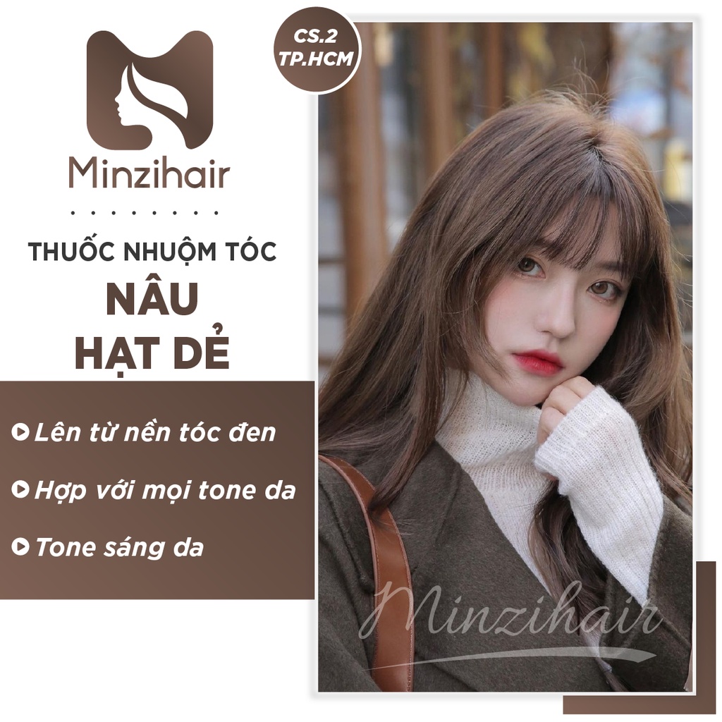 Thuốc Nhuộm Tóc Nâu Hạt Dẻ - Minzihair