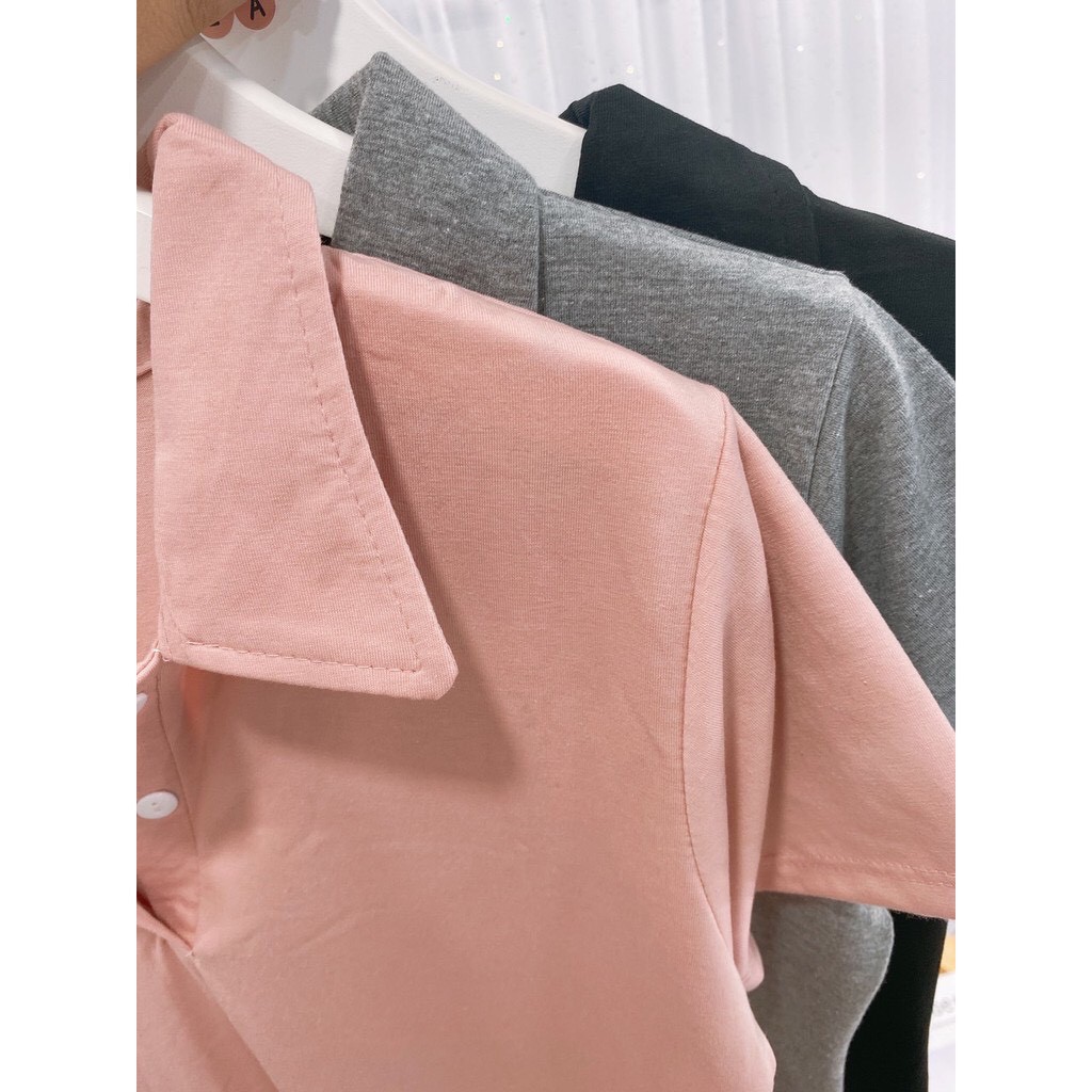 Váy, đầm nữ polo cotton, váy ngắn siết eo, body | BigBuy360 - bigbuy360.vn