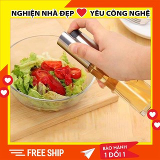 🌺 bình xịt dầu ăn rapido dạng chai inox