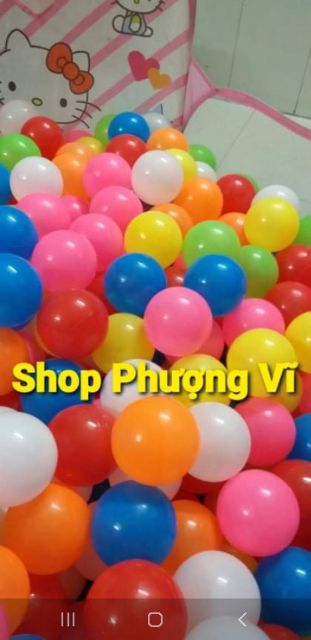 Combo 50 bóng nhựa 7 màu size 5cm hàng Việt Nam cao cấp