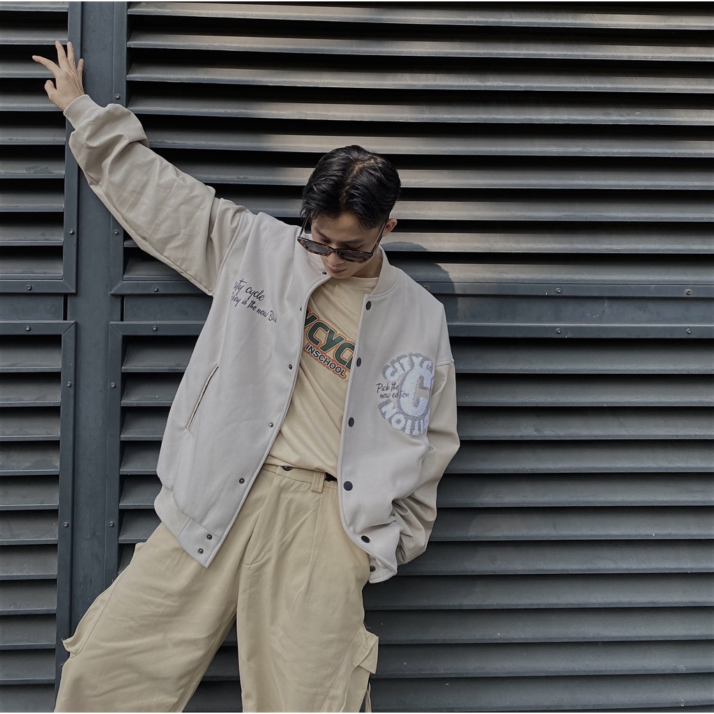 Áo thun local brand In School City Cycle cotton form rộng nam nữ oversize unisexin hình