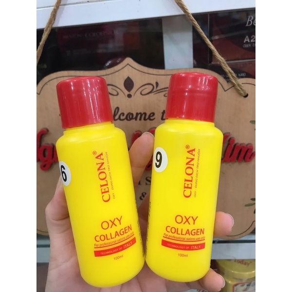 Oxy Nhuộm Tóc Chai Nhỏ Dùng Tại Nhà Celona 100ml