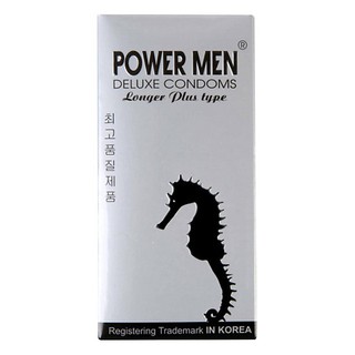 Bao cao su Cá Ngựa Power Men Longer Plus Type chống xuất tinh sớm hộp 12chiếc [Chính hãng Hàn Quốc]
