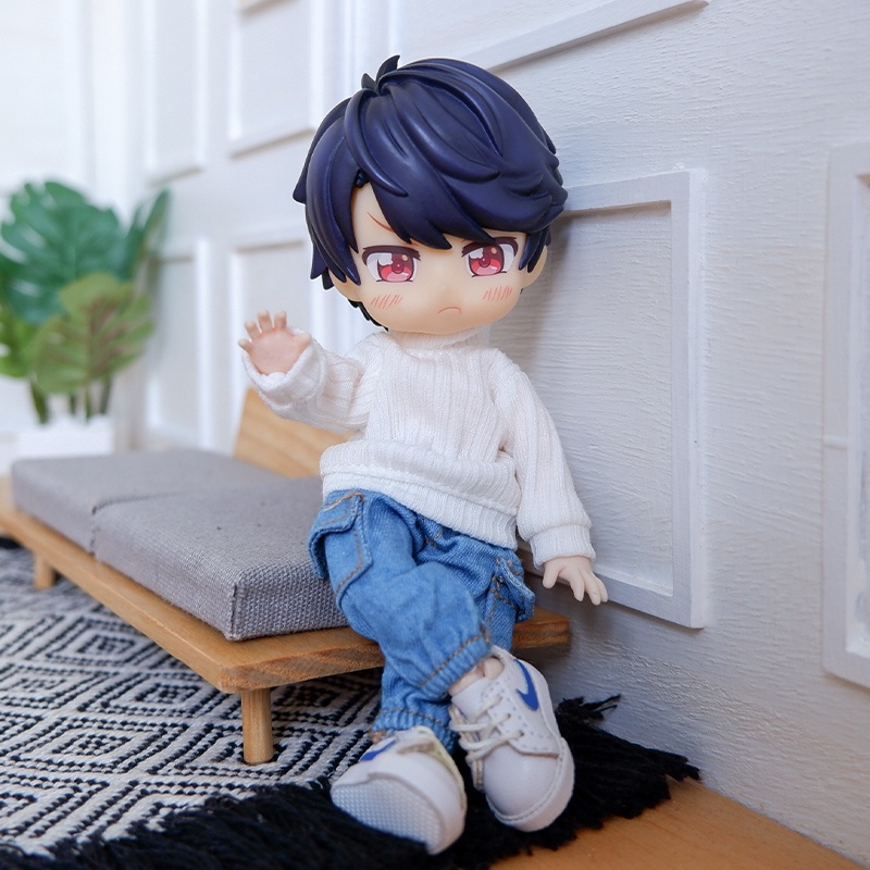 Áo Thun Tay Dài OB11 YMY molly GSC Nendoroid obitsu11 UFdoll Tỉ Lệ 1 / 12 BJD BODY9