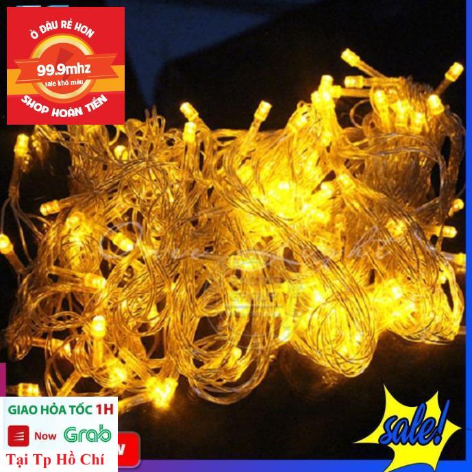 Dây Đèn Led Trang Trí Cây Thông Noel 8m Màu Vàng Không Chớp