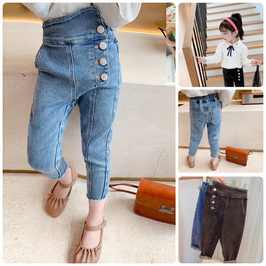 [SALE] QJ26⚡Size 90-130 (9-27kg)⚡Quần jean skiny bé gái⚡Thời trang trẻ Em hàng quảng châu freeship