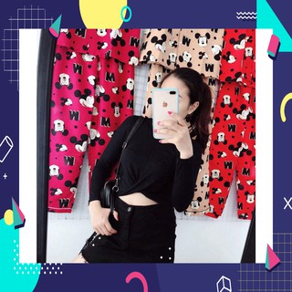 1142a11b1 áo thun tay dài xoắn eo, chất lụa đẹp mê