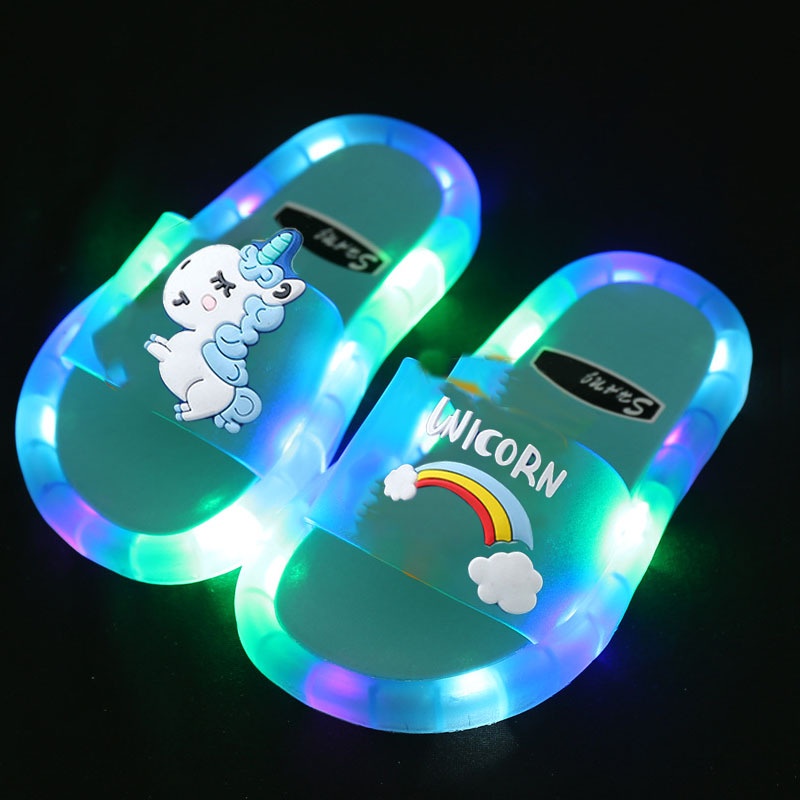 Poppy playtime Dép Hình Kỳ Lân Dạ Quang Cỡ Nhỏ Và Vừa Cho Bé