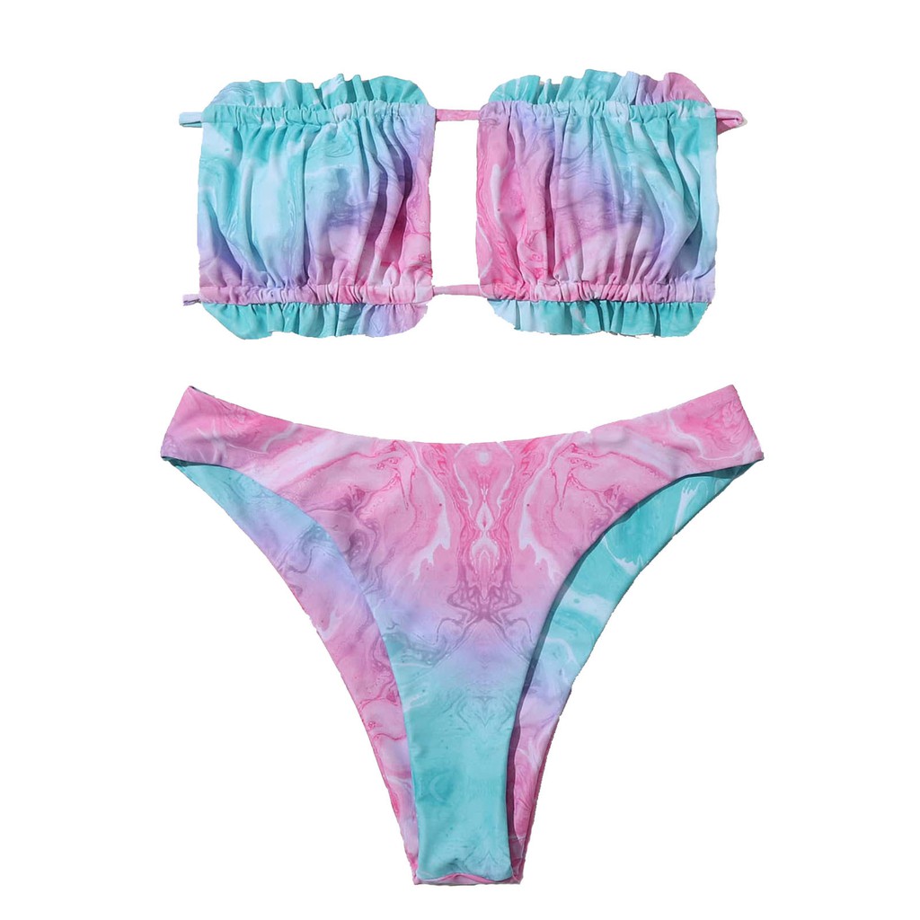 Set Đồ Tắm In Họa Tiết Hoa Quyến Rũ Cho Nữ | BigBuy360 - bigbuy360.vn