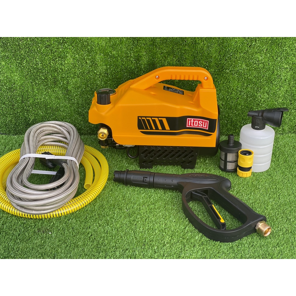 Máy rửa xe itosu 2300w lỗi đồng 100% có chỉnh áp tặng bình bot tuyết