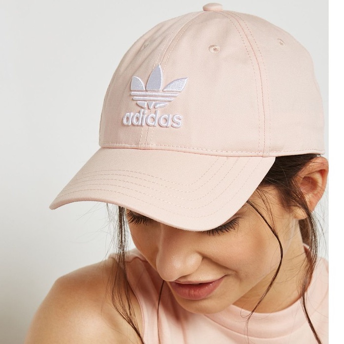 💖FREESHIP💖 Mũ / Nón thời trang Adidas Trefoil Baseball Cap   - Hồng Cá Tính | DV0173 - [  Full Tag Code ] / ẢNH THẬT