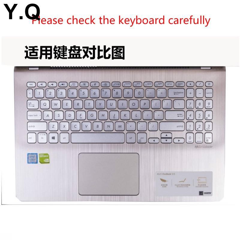 D.F.  Asus 509 15.6Inch Miếng Dán Bàn Phím Silicon Siêu Mỏng Cho Asus S2 S5300 V5000 S5300F