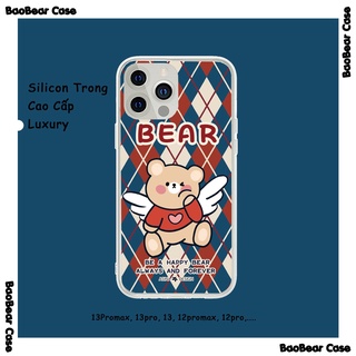 Ốp lưng BEAR A Happy iphone 16 prm15prm,15plus,15pro,15,14 promax,13pro,13,12promax,12pro/12, 11prm