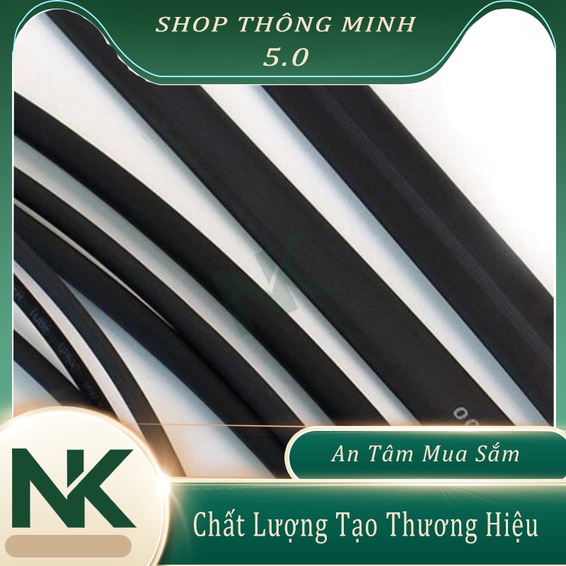Gen Co Nhiệt Dài Các Kích Cỡ Cắt Lẻ🍀Gen Bảo Vệ Thiết Bị Điện Màu Đen 1MM 2MM 3MM...25MM