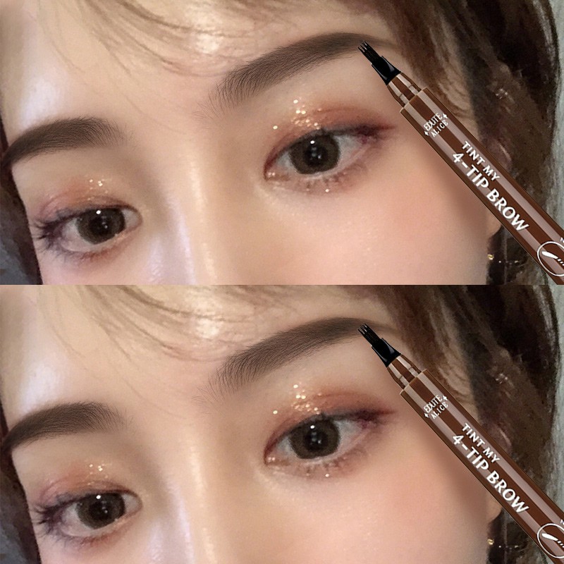 (Hàng Mới Về) Set 2 Bút Kẻ Lông Mày Dạng Lỏng Chống Thấm Nước Bền Màu Lâu Trôi | BigBuy360 - bigbuy360.vn