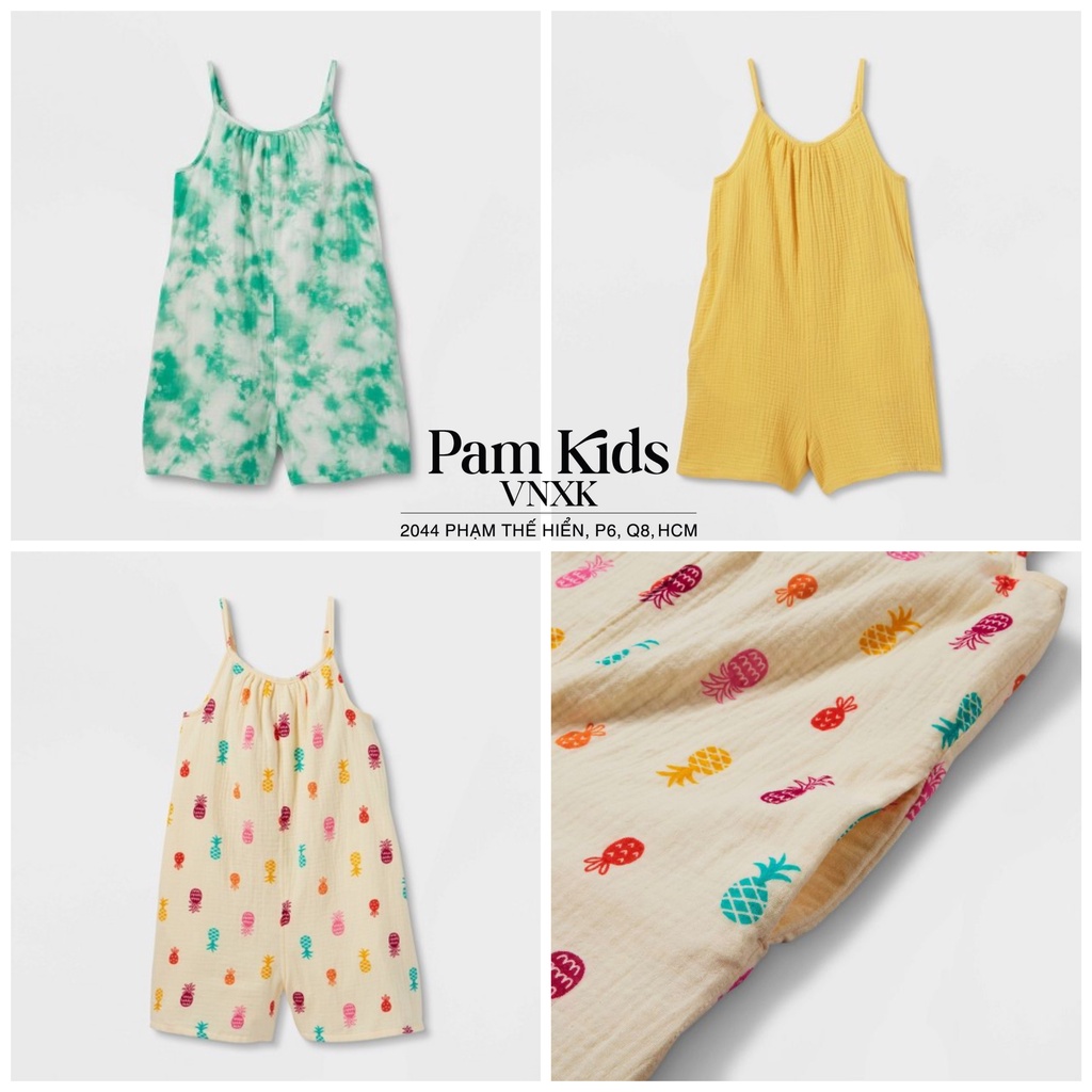 Jumpsuit/ Đồ bay bé gái Cat & Jack hàng VNXK xuất xịn