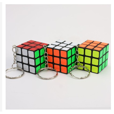 Móc Khóa Rubik 3x3 Xoay Được Khối Lập Phương Rubik GD 9010