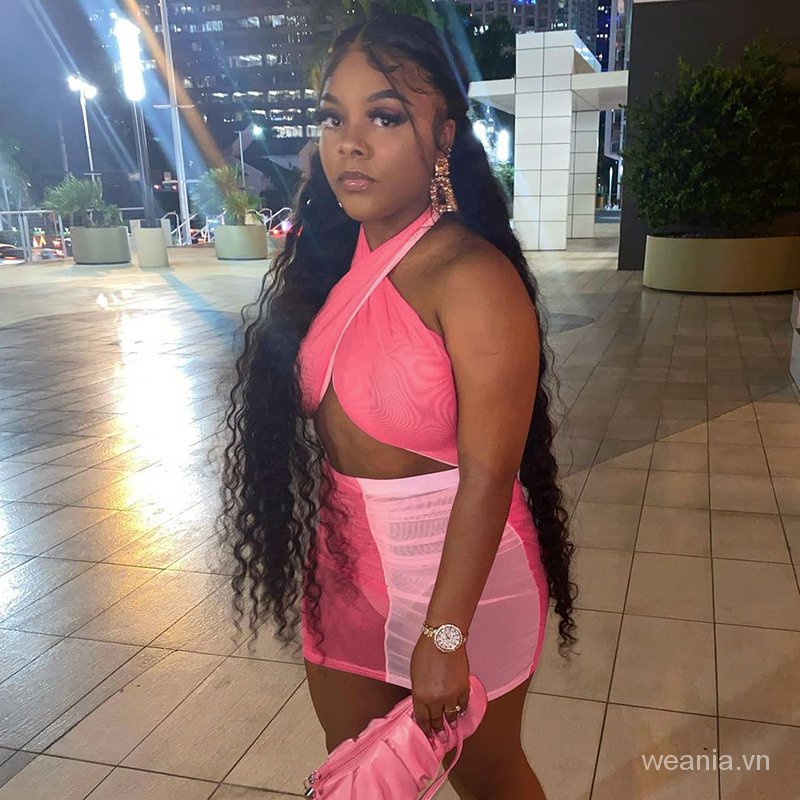 Đầm Đường Phố Hở Lưng Quyến Rũ Cho Nữ