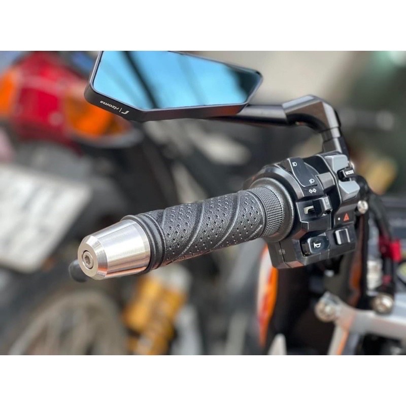 Gù Tay Lái inox 304 Đặc Gắn Mọi Dòng Xe Nặng 350g [Giá 1Cặp]