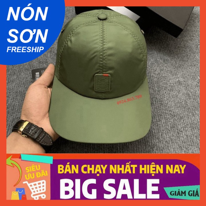 MỚI 2021 -  NÓN SƠN CHÍNH HÃNG -  [Ảnh thật tự chụp] MŨ NÓN KẾT SƠN - Logo hình chữ nhật xanh rêu - CỰC CHẤT