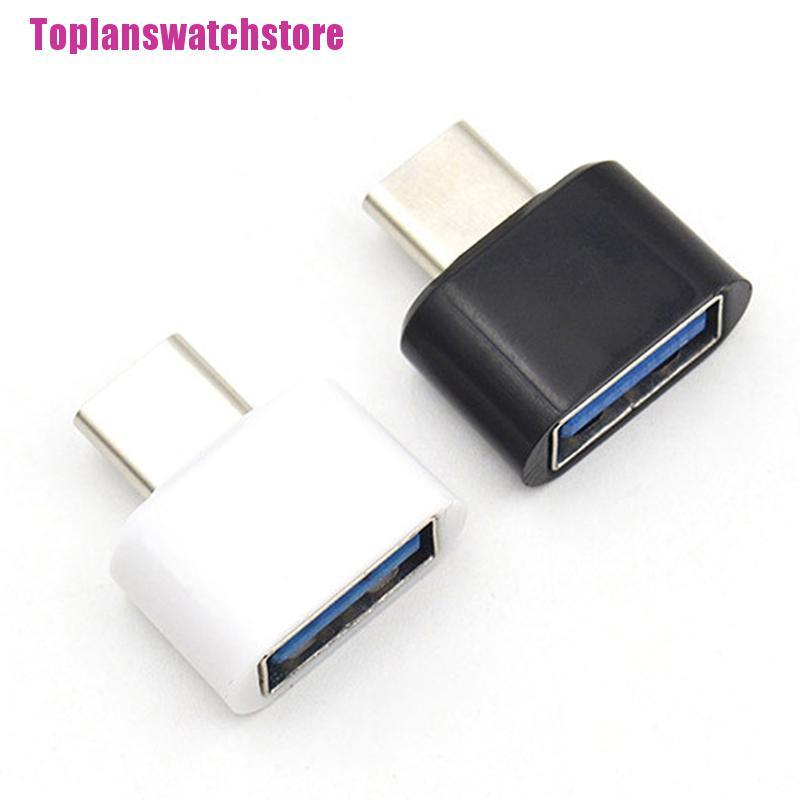 Bộ 2 Đầu Chuyển Đổi Usb Type C Đực Sang Usb 2.0 Cái