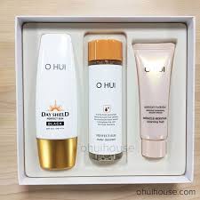 Bộ Kem chống nắng OHUI Day Shield Perfect Sun Black Special Set (3 SP)