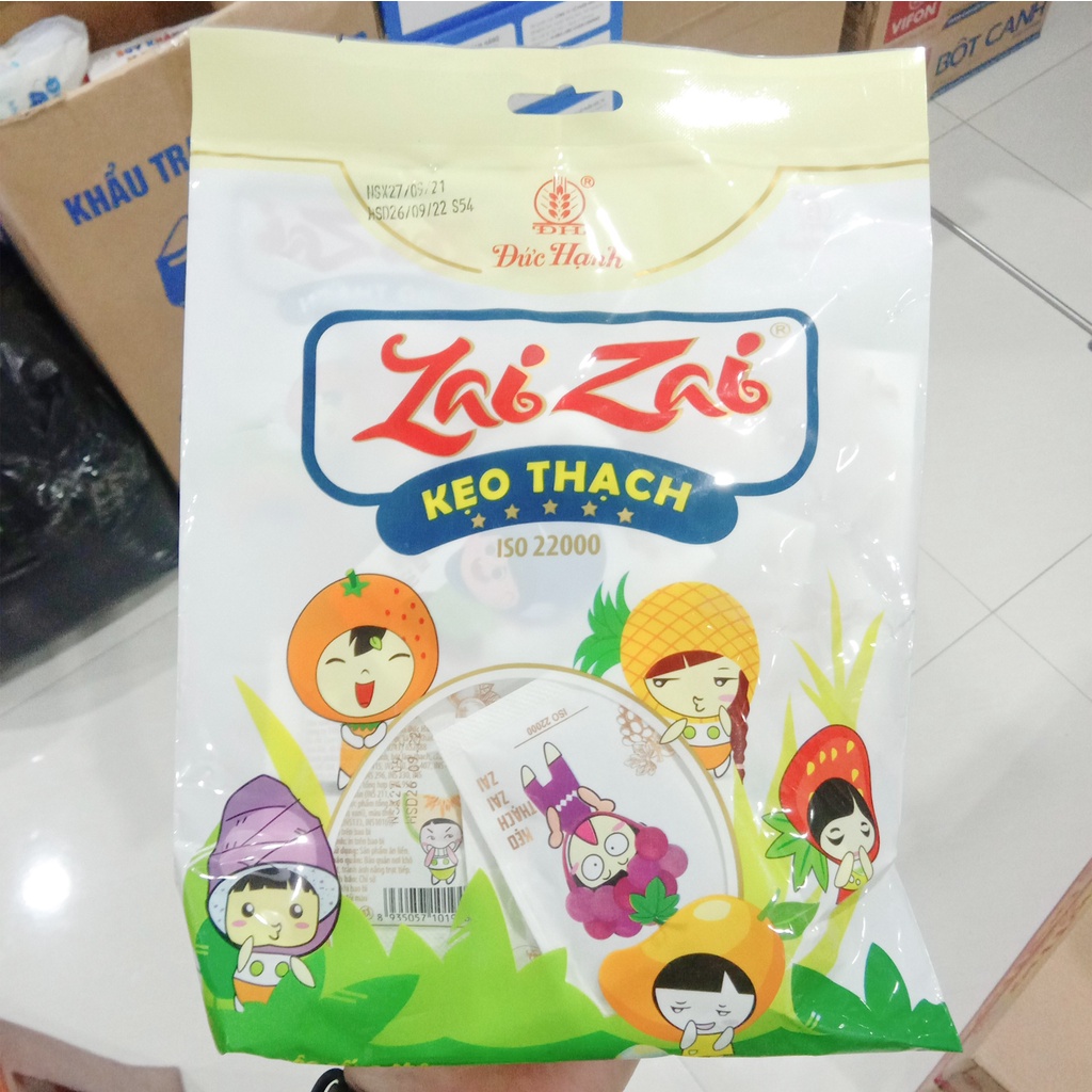 Thạch Zai Zai rau câu vuông,dài