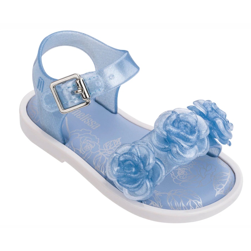 Giày nhựa thơm Melissa Mini Mar Sandal 3 BB màu Xanh