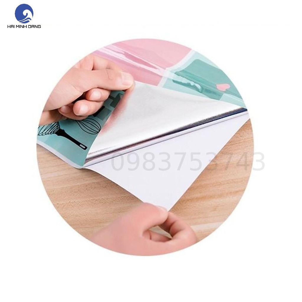 Combo 3 Tấm Giấy Dán Bếp Cách Nhiệt 3D Mẫu Mới