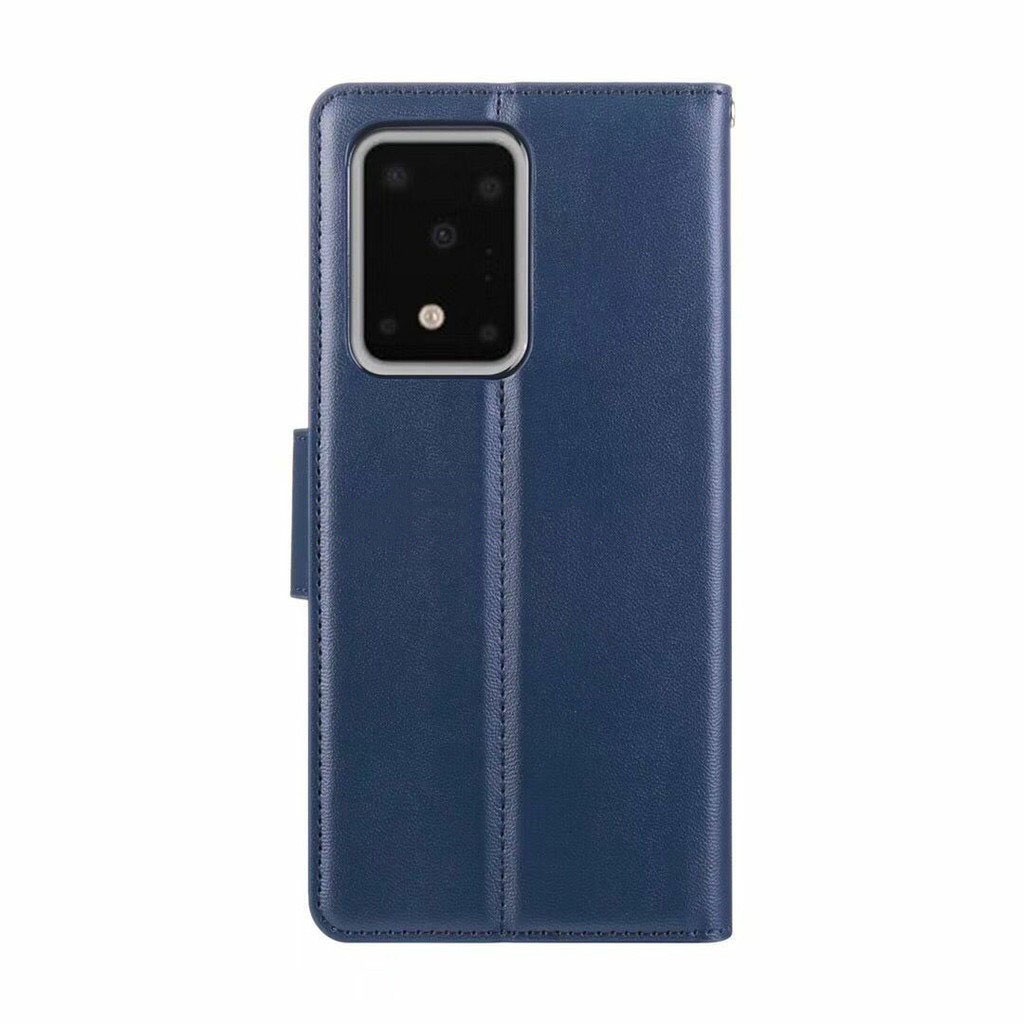 Bao da dạng ví Samsung S21 Fe 5G, S20 Fe, S20, S20 Plus, S20 Ultra, S10 Lite, S10 5G hiệu Hanman, ngăn đựng thẻ ATM tiền