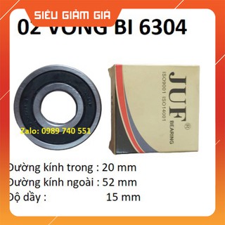 02 vòng bi 6304 juf