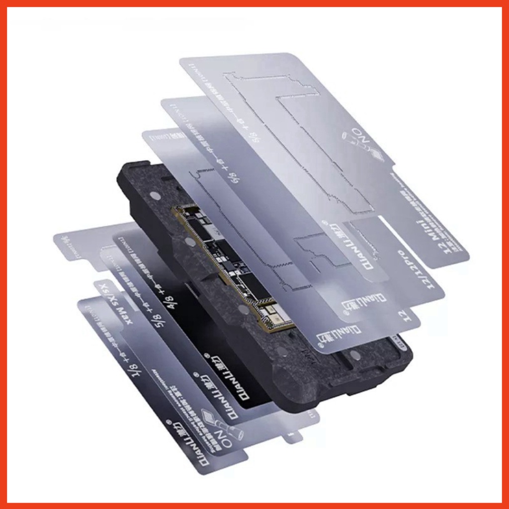 Đế đổ chân viền QianLi 10 in 1 từ iP X đến 13 Pro Max