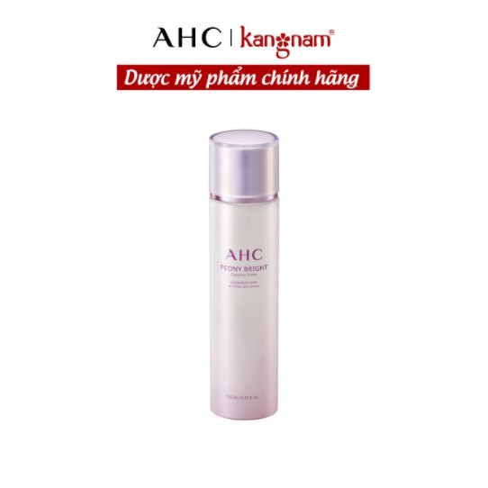 Nước cân bằng làm sáng da AHC Peony Bright Clearing Toner 120ml