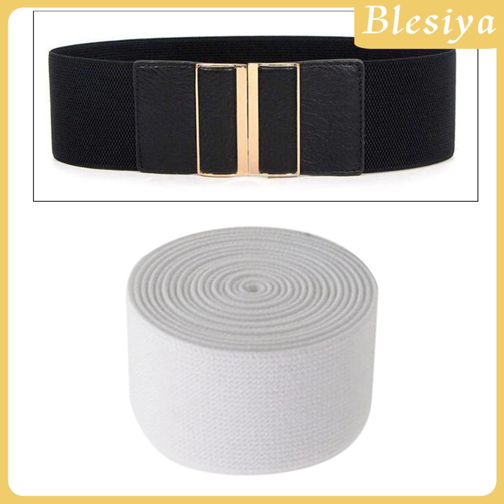 Cuộn dây thun co giãn bản rộng 4cm DIY nhiều màu sắc tùy chọn