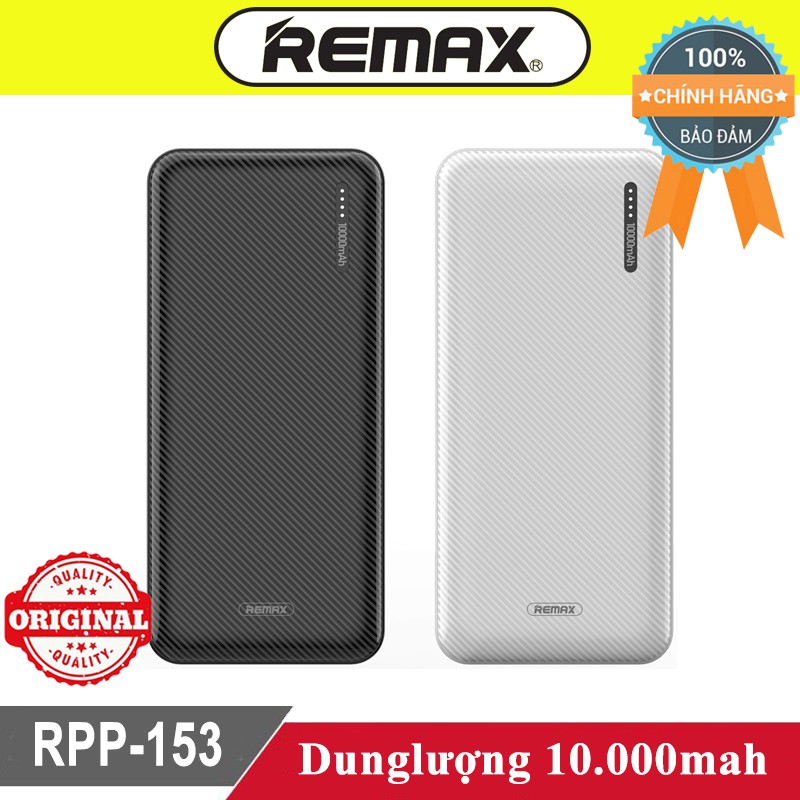 Sạc dự phòng Remax Rpp-96 10.000mah ♥️Freeship♥️ Giảm 30k khi nhập MAYT30 - Pin sạc dự phòng Remax