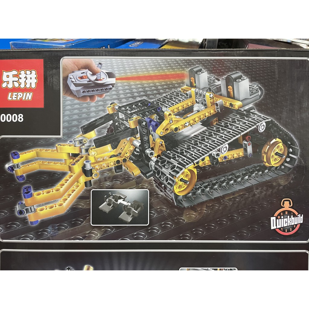 Đồ chơi xếp hình Technic Non Lego 8275 20008 Xe ủi có điều khiển