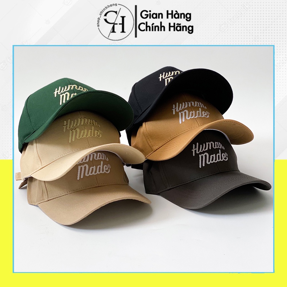 Mũ lưỡi trai thời trang nam nữ thêu chữ Humar Made phong cách nón kết đẹp AH1668