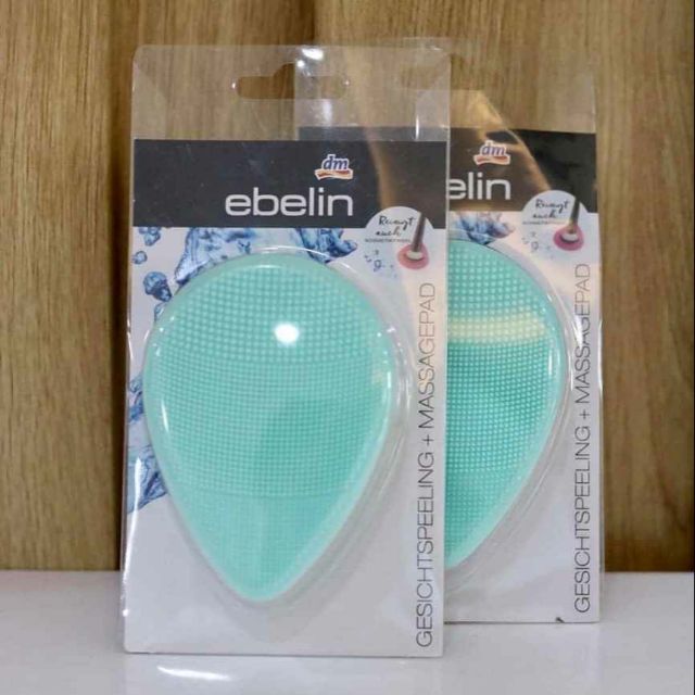 Miếng rửa mặt massage silicon Ebelin