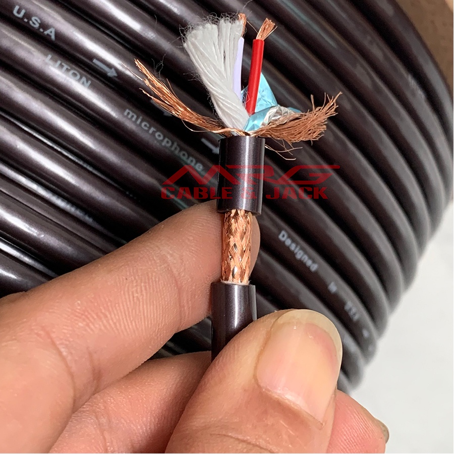 Dây Tín Hiệu Âm Thanh USA Chống Nhiễu, Lõi Đồng Nguên Chất, giá 1met dùng hàn dây canon, dây micro, dây 6 ly..vv.