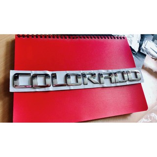 Tem chữ nổi colorado trang trí ô tô
