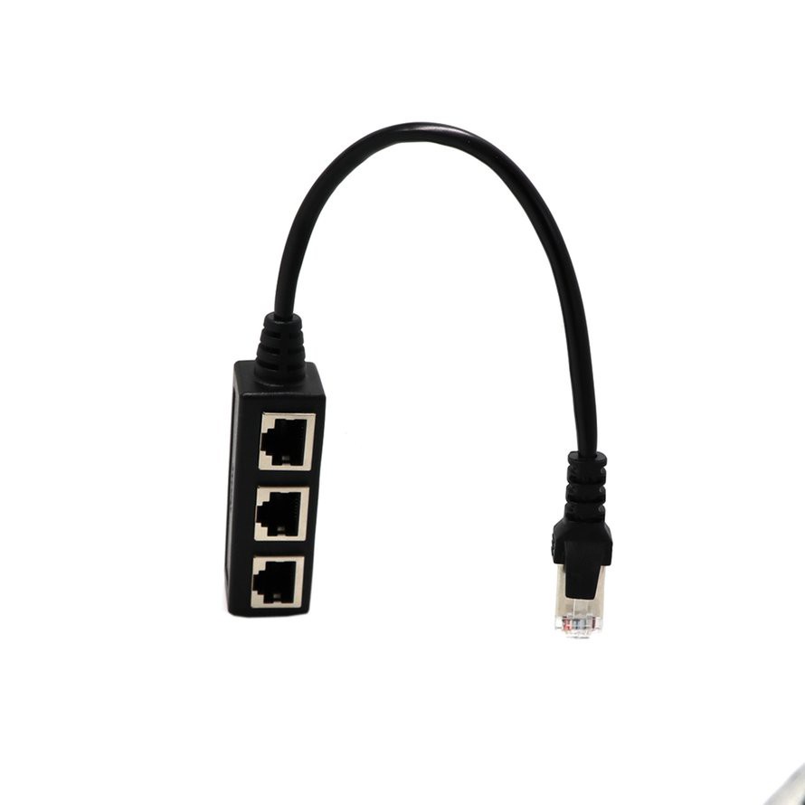 ⚡Dây Cáp Chia Cổng Mạng LAN RJ45 1 Male Sang 2 / 3 Female | BigBuy360 - bigbuy360.vn