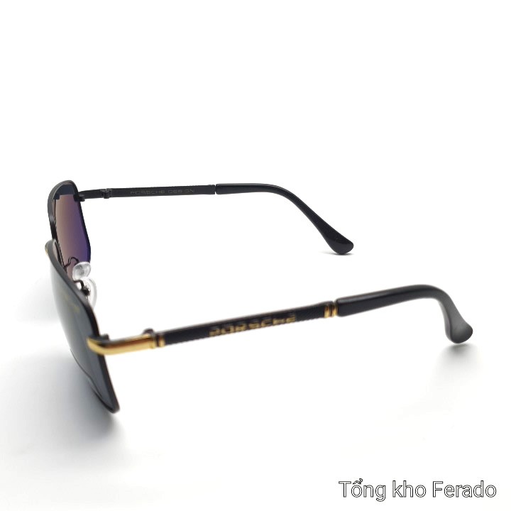 Mắt kính trời trang nam mắt vuông tròng phân cực chống UV400