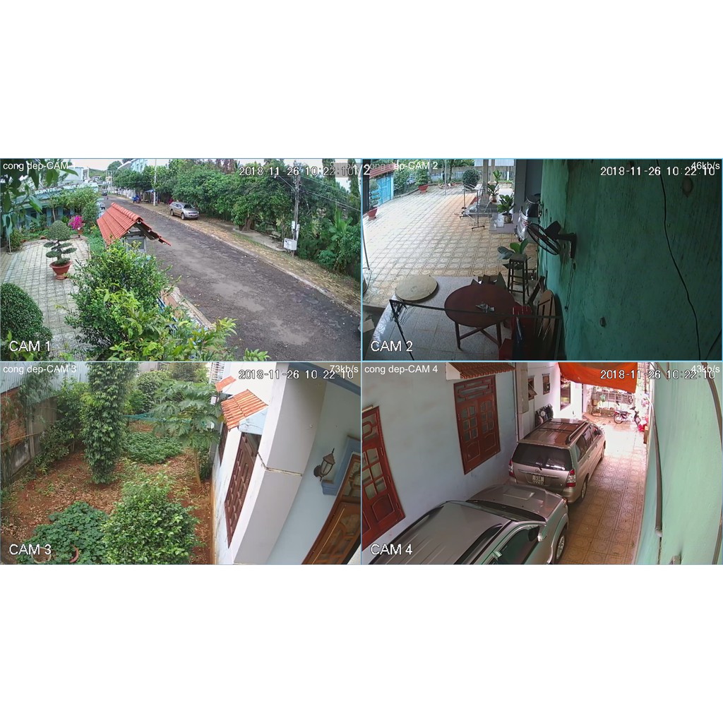 [NHÀ PHÂN PHỐI] Trọn bộ 4 Camera Hikvision 2M DS-2CE16D0T-IR - Camera Full HD Ngoài Trời Thân Sắt, Độ Nét Cao, Giá Rẻ | BigBuy360 - bigbuy360.vn