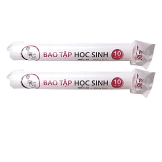 Bìa bao kiếng tập - sách (10bìa/ 1túi)