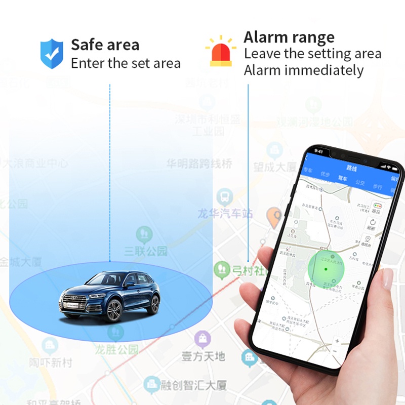 Thiết Bị Định Vị GPS Không Dây Thông Minh Chính Xác GF22 Cho Xe Máy/Xe Hơi