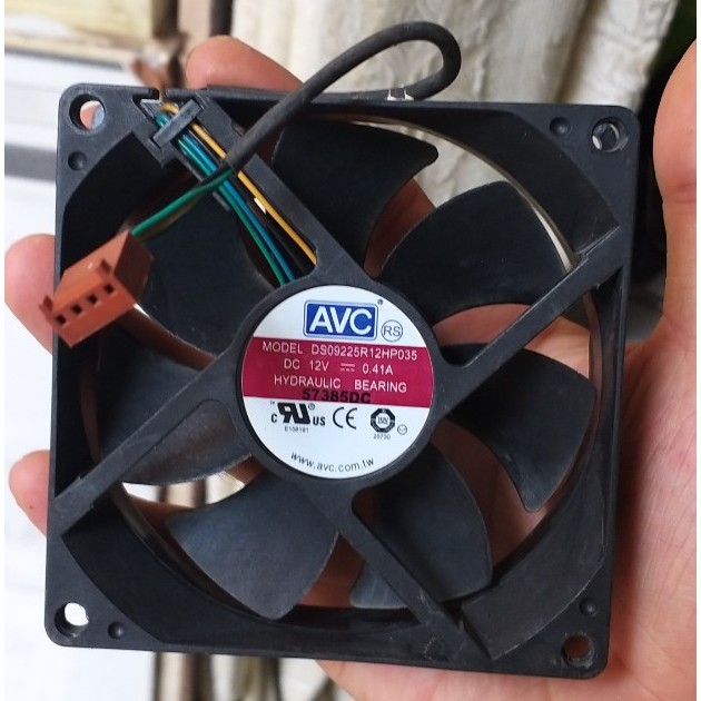 Fan quạt 9cm tản nhiệt máy tính hiệu DELTA, ADDA, dòng điện 12v, ampe 0.41, 0.5 và 0.6A, hàng tháo máy Server